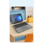 Zilvana Touchpadli Katlanabilir Bluetooth Klavye Kılıflı Taşınabilir Ofis Klavyesi - Gri