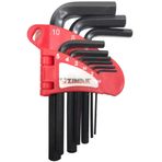 Zimak 9 Parça Düz Alyan Takımı 120 mm Kısa
