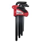 Zimak 9 Parça Yıldız Tork Alyan Takımı 180 mm Uzun
