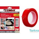 Zimak Akrilik Silikonize Çift Taraflı Bant