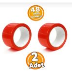 Zimak Çok Amaçlı Tamir Takviye Bandı 48 mm x 10 Metre Kırmızı Renk (2 Adet)