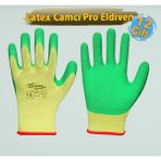 Zimak EL-107 Camcı Latex Pro Eldiven 10 Numara (12 Çift)