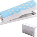 Zımba Creativecandy Renkli Manuel Mini Zımba Sevimli Karikatür Küçük Zımba No.10 Zımba Öğrenci Öğrenci Hediyeleri Okul Ofis Malzemeleri Ofis Zımba (Color : Blue)