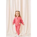Zimboo Bebek Battaniyesi Ekose Desenli Jakar Örme Kenarları Biyeli 100CM x 75 cm - Koyu Pembe