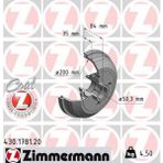 Zimmermann Mtxdpn Arka Fren Kampanasi Corsa A 83-92 -Corsa B-Tigra A 93-02 Abs Li