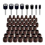 zımpara Dremel için kauçuk davul Mandrel ve Silindir zımpara set