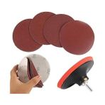 Zımpara Seti + Matkap Aparatı 115 mm (10 Parça)