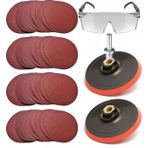 Zımpara Seti + Matkap Aparatı + Gözlük 115 mm (40 Parça)
