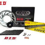 ZİNCİR DİŞLİ SETİ YAMAHA YZ F (250 cc) (2001-2004) / YAMAHA / YZ F / 250cc / ZİNCİR: DID-520VX3 (Çelik)-112 / ÖN-ARKA D