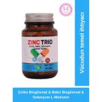 ZincTrio 60 Tablet Çinko, Bakır, Selenyum İçeren Mineral Takviyesi - Sade