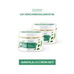 zinderm Çay Ağacı Yağı Kremi, Balsamı (2 Adet X 90 ml)