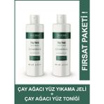 Zinderm Çay Ağacı Yağı Yüz Yıkama Jeli ve Çay Ağacı Yüz Temizleme Toniği 200 ml