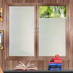 Zindoo pencere folyosu, görüş engelleyici folyo, 44,5 x 200 cm, yapıştırıcısız, buzlu cam folyosu, banyo, duşakabin, soyunma ve konferans odaları için iyi mahremiyet koruması