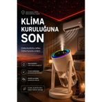 Zineets 280ML Yıldız Tavan Ledli Oda Ve Araç Hava Nemlendirici Buhar Makinesi Ve Araç Aroma Difüzörü