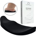 Zinello Design Ergonomik bilek desteği, fare altlığı ve bilgisayar klavyesi, bilek desteği için hareketli yastık, doktorlar tarafından el ağrılarını ve karpal tünel sendromunu hafifletmek için tasarlanmıştır