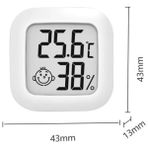 Zining Shop Altın Tarzı Mini Kapalı Termometre LCD Dijital Sıcaklık Odası Higrometre Ölçer Sensörü Nem Ölçer Kapalı Termometre Sıcaklık Araçları (Yurt Dışından)