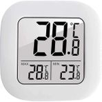 Zining Shop Beyazc Stili Mini Iç Mekan Termometresi LCD Dijital Sıcaklık Odası Higrometre Ölçer Sensörü Nem Ölçer Iç Mekan Termometresi Sıcaklık (Yurt Dışından) - Renkli