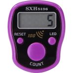 Zining Shop Turuncu Tarzı Dikiş Işaretleyici Satır Parmak Sayacı LCD Dijital El Tally Dikiş Örgü Aracı Akülü Buda Ilahi Sayacı (Yurt Dışından) - Sayma Makinesi