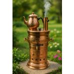 Zinnun 5 Litre Bakır Semaver