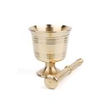 Zinnun Pirinç Havan No 2, Ağırlık 920 Gr. Ağız 8.5 Cm Boy 10 Cm, Derinlik 6.5