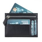 Zip Deri Fermuarlı Kartlık Zpch Rst1 Siyah