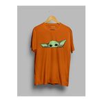 zip moda Oversize Baby Yoda Tasarım Baskılı Tişört T-shirt
