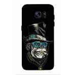 Zipax 2003 Samsung Galaxy S7 Edge Maymun Baskılı Uyumlu Silikon Kılıf
