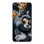 Zipax 2008 Huawei Y7 2018 Tom Jerry Baskılı Uyumlu Silikon Kılıf