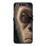 Zipax 2059 Samsung Galaxy A80 Maymun Baskılı Uyumlu Silikon Kılıf