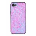 Zipax 2068 LG Q6 Mermer Pembe Baskılı Uyumlu Silikon Kılıf