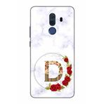Zipax 2075 Huawei Mate 10 Pro D Harfi Baskılı Uyumlu Silikon Kılıf