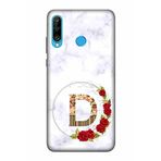 Zipax 2075 Huawei P Smart S D Harfi Baskılı Uyumlu Silikon Kılıf