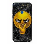 Zipax 2104 Huawei Y7 2018 Emoji Baskılı Uyumlu Silikon Kılıf