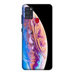 Zipax 8876 Samsung Galaxy A21S Renkli Dünya Baskılı Uyumlu Silikon Kılıf