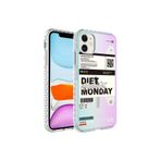 Zipax Apple İphone 11 İle Uyumlu Kılıf Airbag Kenarlı Renkli Desenli Silikon Elegans Kapak,ElegansiPhone1127296821653TKRGRS