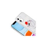 Zipax Apple İphone 11 İle Uyumlu Kılıf Soft Silikon Mgsafe Özellikli Kapak Zr Folk Kırmızı