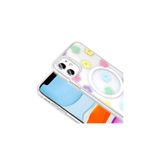 Zipax Apple İphone 11 İle Uyumlu Kılıf Soft Silikon Mgsafe Özellikli Kapak Zr Folk Yeşil