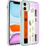 Zipax Apple iPhone 11 Kılıf Airbag Kenarlı Renkli Desenli Silikon Elegans Kapak