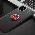 Zipax Apple iPhone 11 Kılıf Ravel Yüzüklü Silikon Kapak