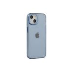 Zipax Apple İphone 14 İle Uyumlu Kılıf Anka Pc Sert Metal Tuş Tasarımlı Silikon Kapak Mavi