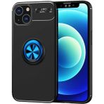 Zipax Apple iPhone 14 Kılıf Ravel Yüzüklü Silikon Kapak