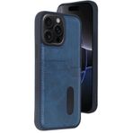 Zipax Apple İphone 14 Pro Max İle Uyumlu Kılıf Kartlıklı Silikon Kapak Azn Sara Lacivert