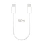 Zipax Apple iPhone 15 15 Plus 15 Pro 15 Pro Max Kısa Şarj Kablosu 60w Type-C to Type-C Hızlı Şarj Data