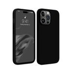 Zipax Apple İphone 15 Pro Max İle Uyumlu Kılıf Soft Silikon Kapak Azn First Siyah