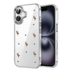 Zipax Apple İphone 16 Plus İle Uyumlu Kılıf Desenli Silikon Kapak Azn Fiyonk Pembe