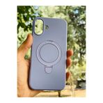 Zipax Apple İphone 16 Plus İle Uyumlu Kılıf Mgsafe Özellikli Standlı Pastel Renkler Azn Reggal Lila