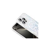 Zipax Apple İphone 16 Pro Max İle Uyumlu Kılıf Soft Silikon Mgsafe Özellikli Kapak Zr Folk Pembe