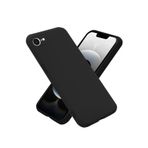 Zipax Apple İphone 16E İle Uyumlu Kılıf Soft Silikon Kapak Azn First Siyah