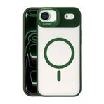 Zipax Apple iPhone 17 Air Uyumlu Kılıf, MagSafe Şarj Özellikli, Lensli Stand, Yeşil