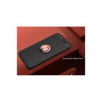Zipax Apple İphone 8 İle Uyumlu Kılıf Ravel Yüzüklü Silikon Kapak Siyah Rose Gold